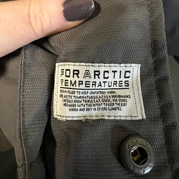 TRIPLE F.A.T GOOSE Chenega II Parka Water Repellent Grey Fur Hood Men's Size 3XL - Picture 6 of 9